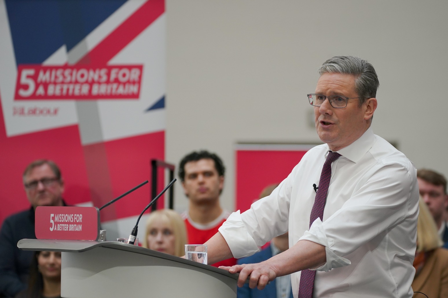 Labour leader promises to ruffle feathers with new ‘missions’ for Britain 