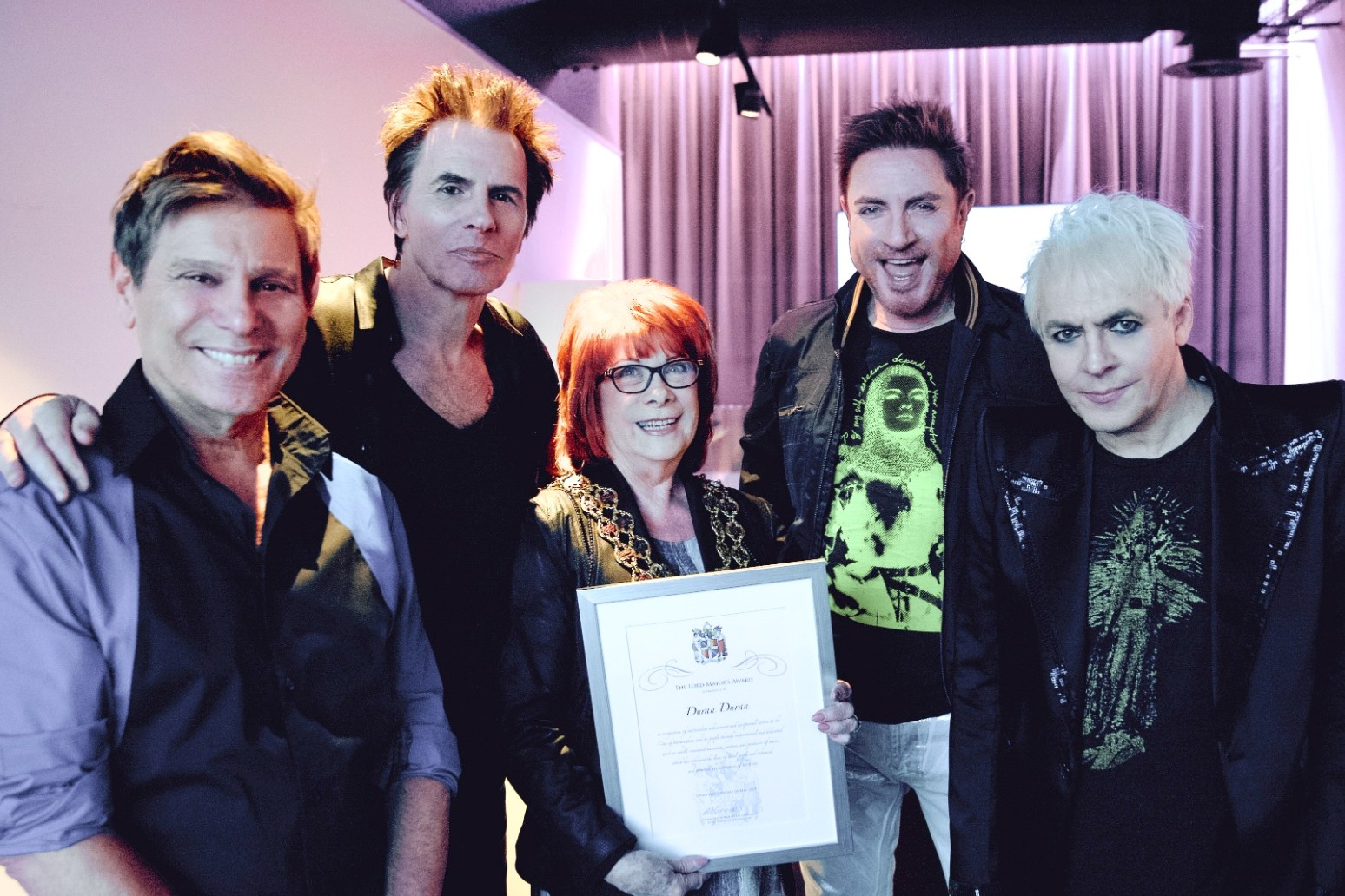 Hit-makers Duran Duran handed top Birmingham civic award 