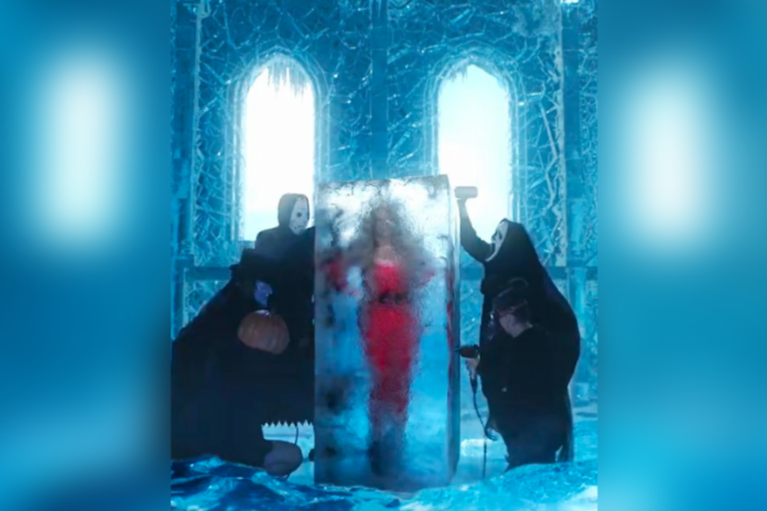 Mariah Carey is defrosted as she marks start of Christmas season 