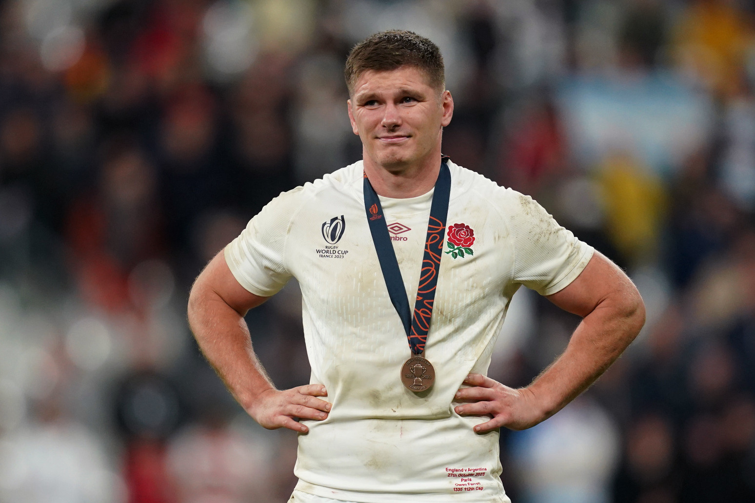 Owen Farrell ‘really excited’ to be back in Saracens squad for Leicester game 