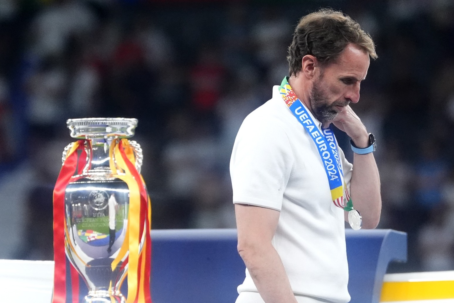 Gareth Southgate says ‘not the time’ to discuss England future after final loss 