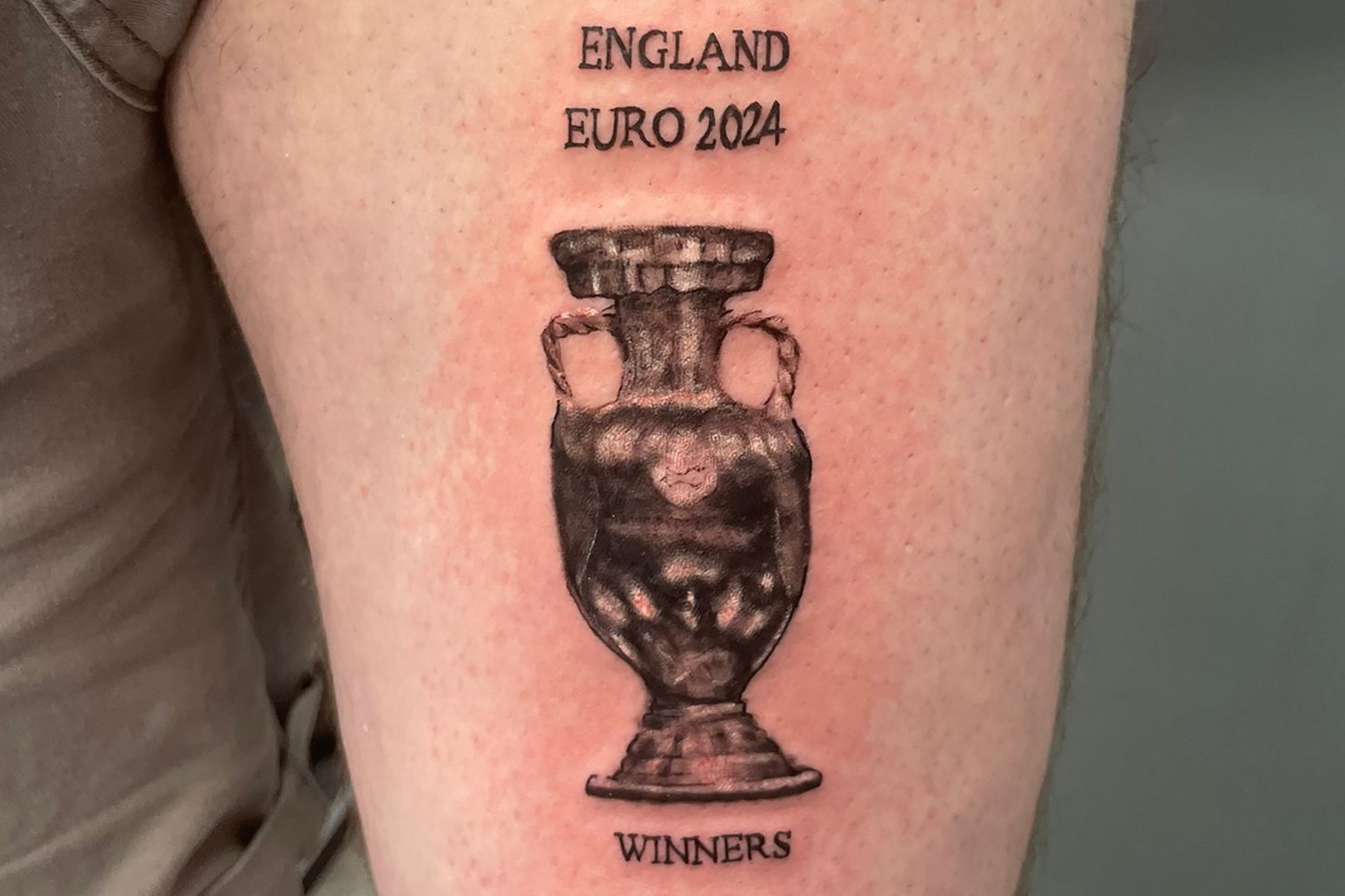 Man to keep England ‘Euro winners’ tattoo until next tournament in 2028 