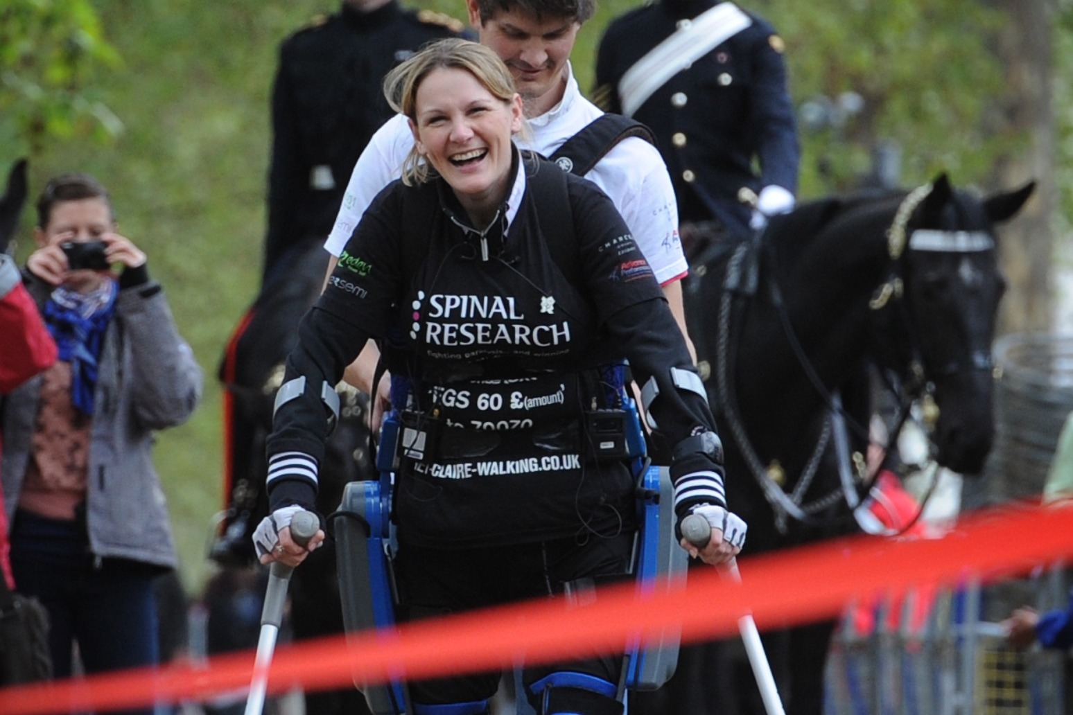 ‘Bionic’ suit marathon fundraiser Claire Lomas dies aged 44 