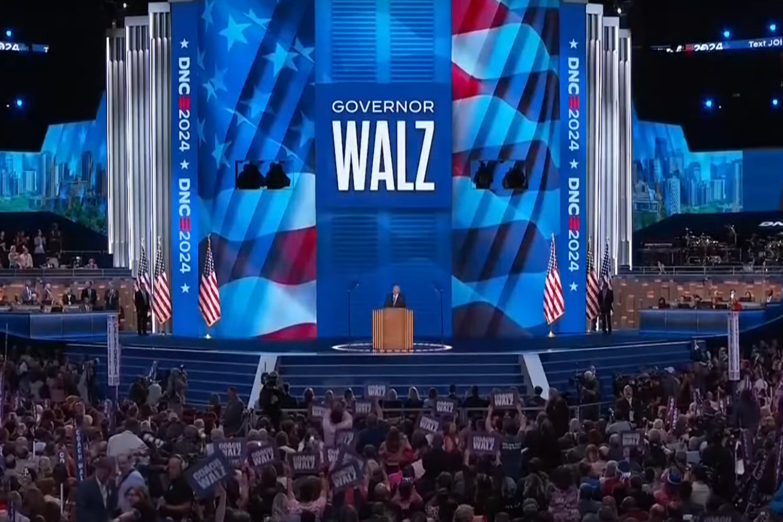 Walz thanks convention ‘for bringing the joy’ as he accepts nomination 